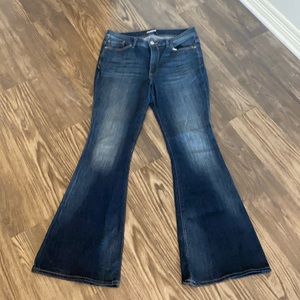 Express High Rise Bell Flare Jeans